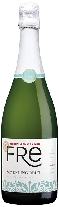 Fre Sparkling Brut, fre wines, sparkling brut, best alcohol removed wine, alcohol removed, alcohol free wine