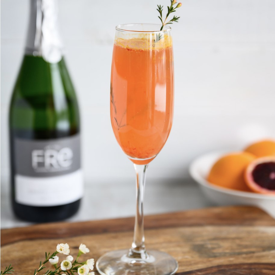 blood orange mimosa