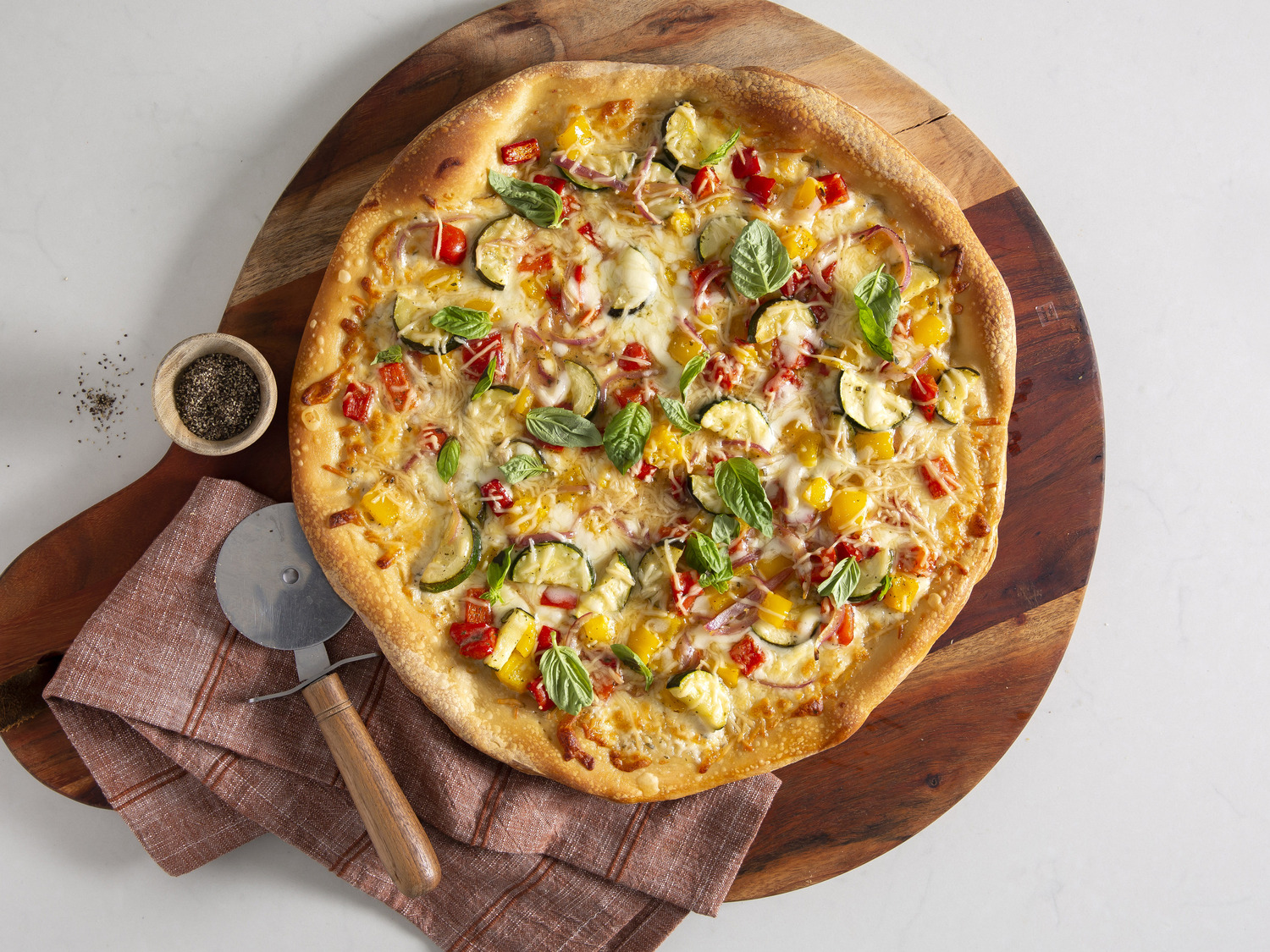 Ranch Vegetable Pizza