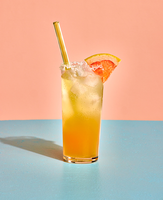 Paloma mocktail made with Fre Alcohol-Removed wine