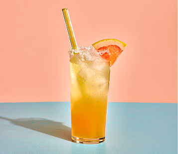 Paloma mocktail made with Fre non-alcohol wine