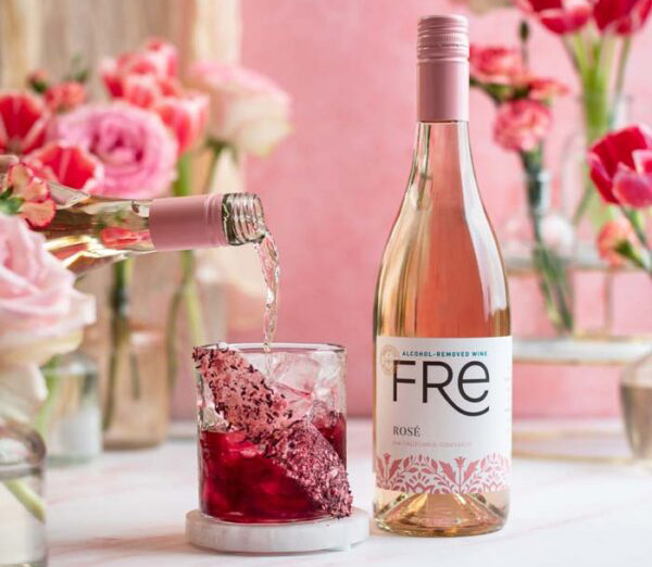 FRE Alcohol-Removed Rose Cranberry Cooler mocktail
