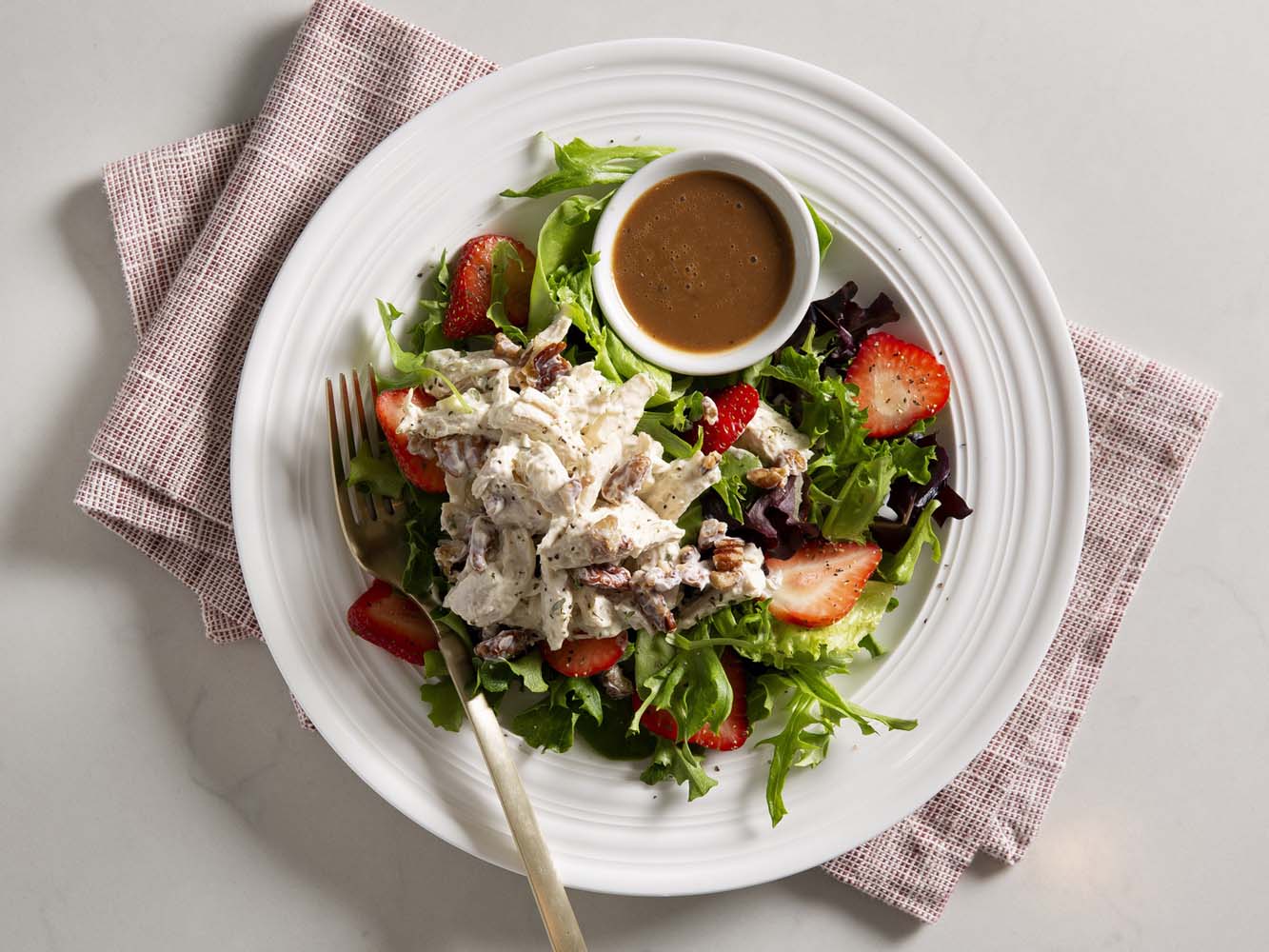 Summer chicken salad to pair with FRE alcohol-removed Chardonnay